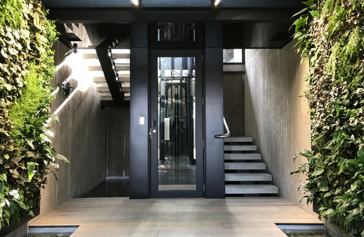 Factors affecting lift prices in India - Building with an elevator installation.